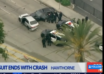 H0702003 Police Pursuit Ends in Crash in Hawthorne part2
