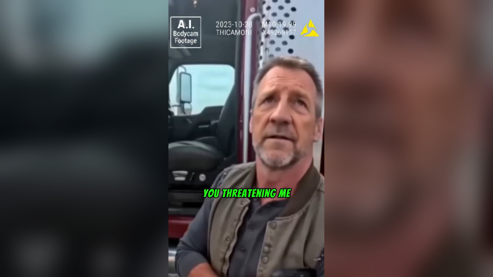 H0001006_75K views 1.1K reactions Cop Arrests Trucker on Mandatory Reset, Gets Humbled by Dispatch #bodycam #instantkarma #plott